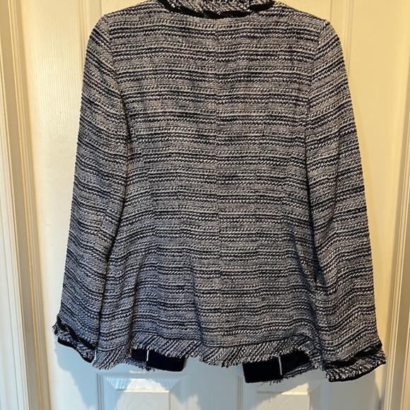 NWT - White House Black Market long tweed jacket - Picture 6 of 10